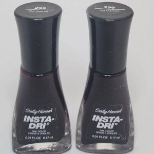SALLY HANSEN INSTA-DRI NAIL COLOR 0.31oz #299 Go Garnet Lot 2Pcs